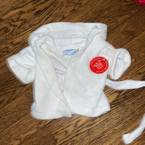 Build-a-Bear white robe - can also fit American Girl Dolls!